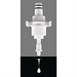 Distributeur automatique de savon liquide et désinfectant pour les mains Jantex 1L