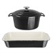 Ensemble 2 pièces cocotte et plat à rôtir en fonte Vogue Cook Like A Pro  
