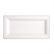 Assiettes rectangulaires compostables en bagasse Fiesta Compostable 258mm (lot de 50)