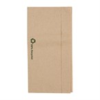 Serviettes kraft recyclées pliées Fiesta Recyclable 320x300mm (lot de 6000)