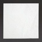 Serviettes cocktail 2 plis pliage 1/4 Fiesta Recyclable 240mm blanches (lot de 4000)