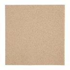 Serviettes cocktail recyclées 2 plis pliage 1/4 Fiesta Recyclable 240mm kraft (lot de 4000)