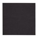 Serviettes snacking 2 plis pliage 1/4 Fiesta Recyclable 330mm noires (lot de 2000)
