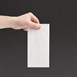 Serviettes dîner 2 plis format 1/8 Fiesta Recyclable 400mm blanches (lot de 2000)