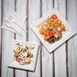 Assiettes carrées compostables en bagasse Fiesta Green (lot de 50)
