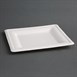 Assiettes carrées compostables en bagasse Fiesta Green (lot de 50)