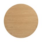 Plateau de table rond pré-percé coloris frêne naturel Bolero 600mm