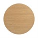 Plateau de table rond pré-percé coloris frêne naturel Bolero 600mm