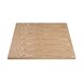 Plateau de table carré pré-percé coloris frêne naturel Bolero 700mm