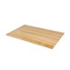 Plateau de table rectangulaire pré-percé coloris bois naturel Bolero 700 x 1100mm