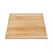 Plateau de table carré pré-percé coloris bois naturel Bolero 700mm