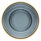 Assiettes à pâtes Olympia Kiln couleur océan 250mm (lot de 4)
