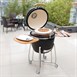 Barbecue kamado sur chariot avec tablettes Buffalo