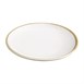 Assiettes plates rondes couleur craie Kiln Olympia 178mm lot de 6 