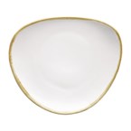 Assiettes triangulaires couleur craie Olympia Kiln 165mm (lot de 6)