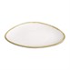 Assiettes triangulaires couleur craie Olympia Kiln 165mm (lot de 6)