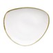 Assiettes triangulaires couleur craie Olympia Kiln 230mm (lot de 6)