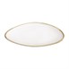 Assiettes triangulaires couleur craie Olympia Kiln 230mm (lot de 6)