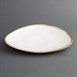 Assiettes triangulaires couleur craie Olympia Kiln 230mm (lot de 6)