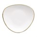 Assiettes triangulaires couleur craie Olympia Kiln 280mm (lot de 4)