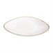 Assiettes triangulaires couleur craie Olympia Kiln 280mm (lot de 4)
