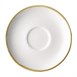 Soucoupes couleur craie pour tasses à espresso Olympia Kiln 140mm (lot de 6)
