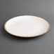 Assiettes plates rondes couleur craie Olympia Kiln 280mm (lot de 4)