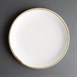 Assiettes plates rondes couleur craie Olympia Kiln 230mm (lot de 6)