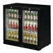 Arrière-bar deux portes pivotantes Polar Série G noir 208L