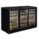 Arrière-bar trois portes coulissantes Polar Série G noir 330L
