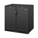 Arrière-bar deux portes pleines pivotantes Polar Série G noir 208L