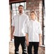 Veste de cuisine blanche à manches courtes Southside