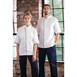 Veste de cuisine blanche à manches courtes Southside