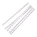 Pailles compostables en papier emballées individuellement Fiesta Compostable à rayures rouges (lot de 250)