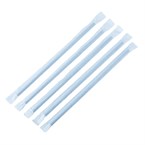 Pailles flexibles compostables en papier emballées individuellement Fiesta Compostable noires (lot de 250)