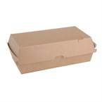 Boîtes kraft avec couvercles à charnière compostables Fiesta Green