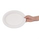 Assiettes ovales compostables en bagasse Fiesta Green (lot de 50)
