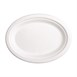 Assiettes ovales compostables en bagasse Fiesta Green (lot de 50)