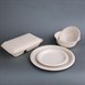 Bols ronds compostables en bagasse coloris naturel Fiesta Green (lot de 50)