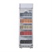 Armoire réfrigérée 1 porte vitrée avec caisson lumineux Polar Série C 346L