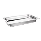 Bacs GN 1/1 inox 65mm Nisbets Essentials (lot de 3)