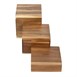 Réhausses en acacia Olympia 50/100/150(H)mm (lot de 3)