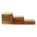 Réhausses en acacia Olympia 50/100/150(H)mm (lot de 3)