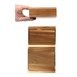 Réhausses en acacia Olympia 50/100/150(H)mm (lot de 3)