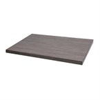Plateau de table rectangulaire pré-percé Bolero bois vintage 700mm