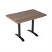 Plateau de table rectangulaire pré-percé Bolero chêne rustique 700mm