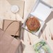 Boîtes hamburger compostables kraft Fiesta Green 