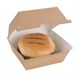 Boîtes hamburger compostables kraft Fiesta Green 