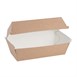 Boîtes kraft avec couvercles à charnière compostables Fiesta Green