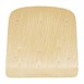Chaises avec assise et dossier en bois Bolero Cantina gris métal (lot de 4)